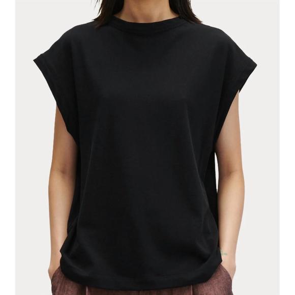 NEW RACHEL COMEY bloom relaxed-fit tee in black - Picture 1 of 2